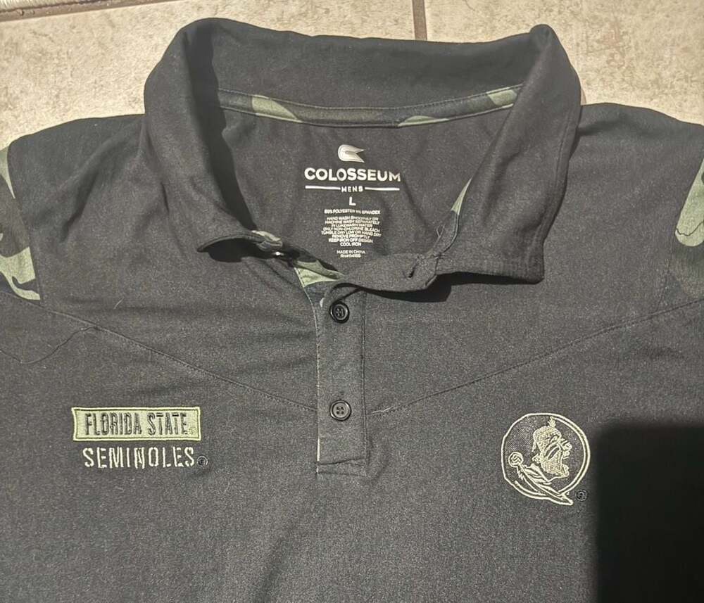 Colosseum Men's Florida State Seminoles OHT Military Appreciation Sierra Polo - Picture 4 of 5